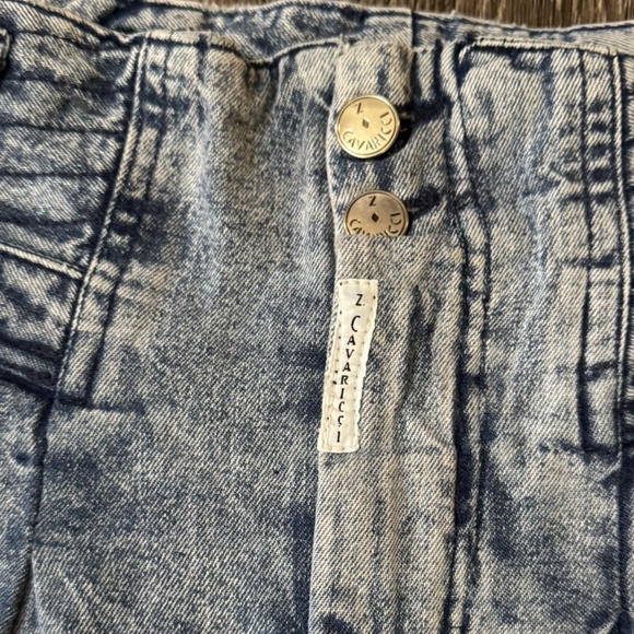 Vtg Z Cavaricci Jeans Women's High Rise Pleated Tapered Baggy Harem 80s Size 31 - Picture 9 of 11